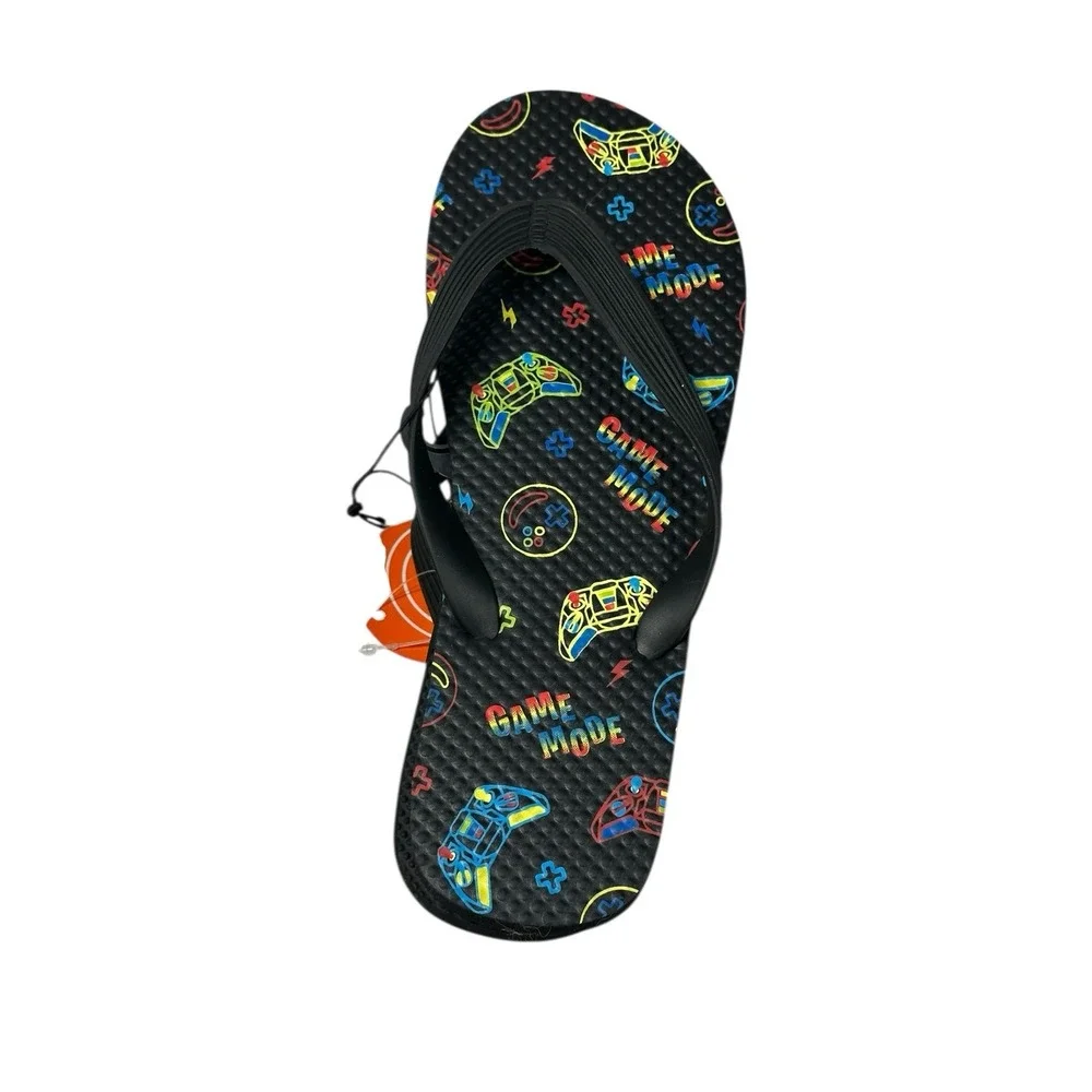 wonder nation boys flip‎ flops sandals shoes size 4-5